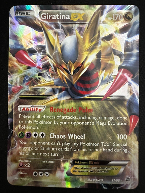 Giratina EX 57/98 Ancient Origins Holo Ultra Rare Pokemon Card